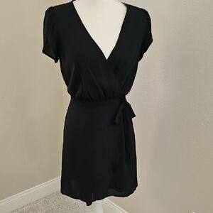 Express Black Satin Garment